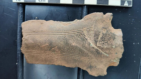 Keramikfund aus dem Bytyń-See Keramikfund aus dem Bytyń-See