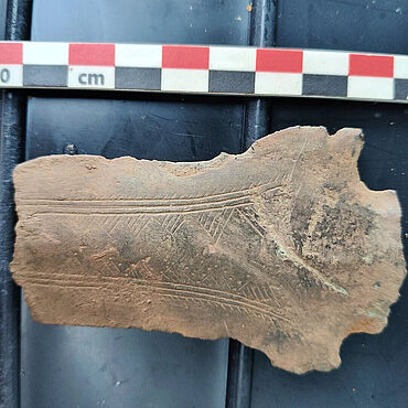 Keramikfund aus dem Bytyń-See Keramikfund aus dem Bytyń-See