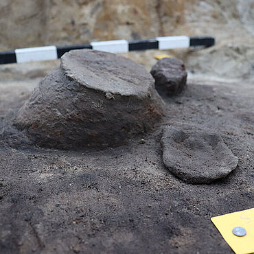 Keramikfunde in situ