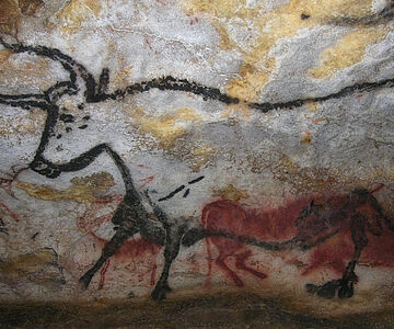 Auerochsendarstellung in der Höhle von Lascaux