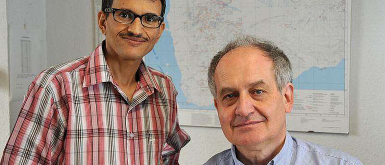 Prof. Dr. Mohammed Salami und Prof. Dr. Norbert Nebes