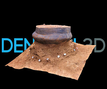 3D-Modell Urne