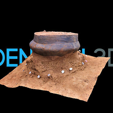 3D-Modell Urne