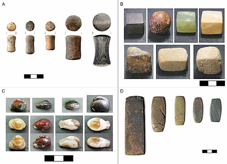 Beispiele für westeurasische Ausgleichsgewichte der Bronzezeit