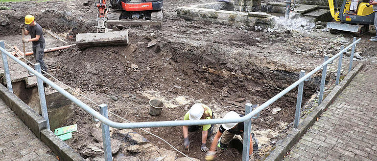 Grabungsarbeiten