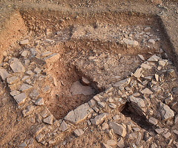 Eisenzeitliches Haus in Thorikos