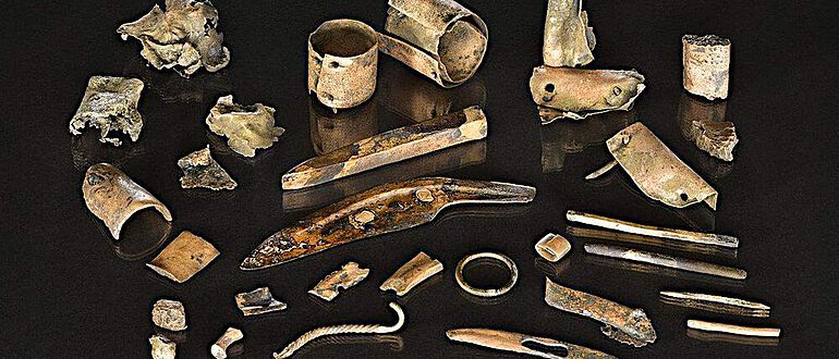 Bronzezeitliches Geld in ganz Europa: Metallfragmente aus dem "Soldatenbeutel" des spätbronzezeitlichen Schlachtfeldes von Tollensetal, Mecklenburg-Vorpommern