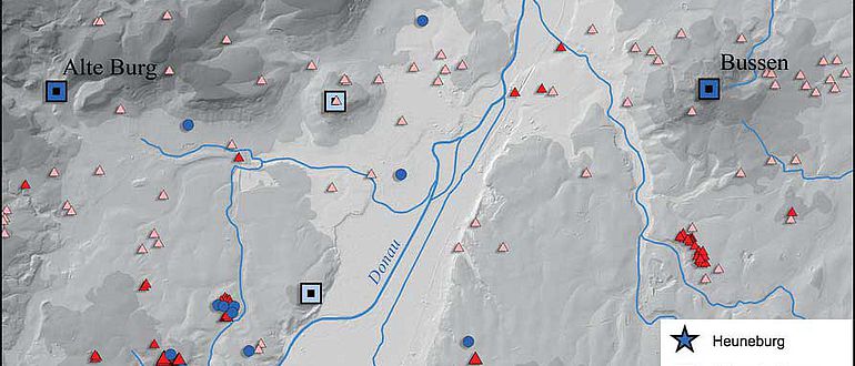 Keltische Fundstätten und geplante Ausgrabungen im Umfeld der Heuneburg