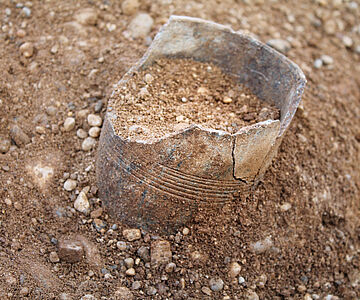 Spätantikes Lavezgefäß