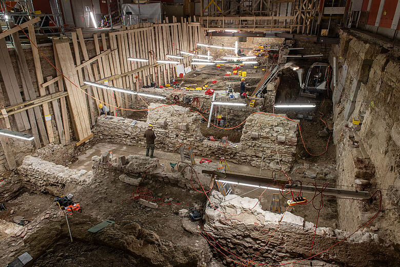 Ausgrabungen im Stadtcasino Basel