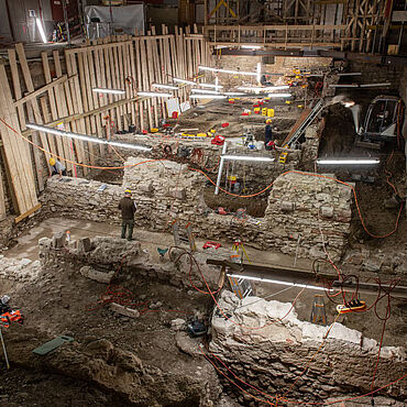 Ausgrabungen im Stadtcasino Basel