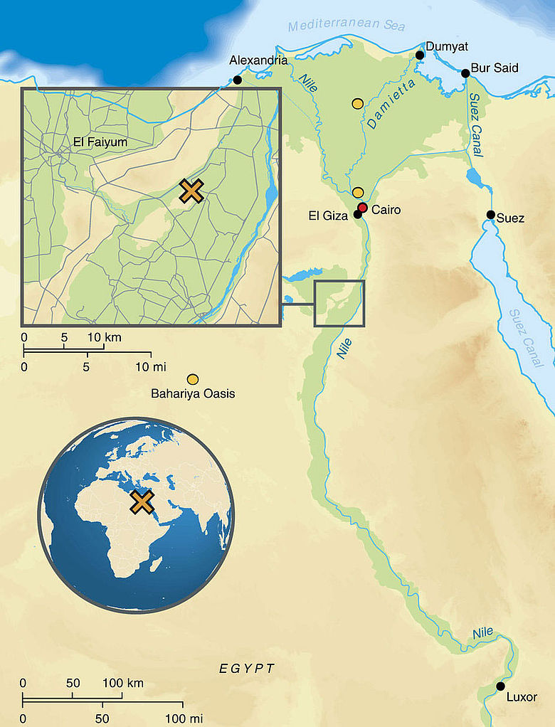 Karte Ägypten