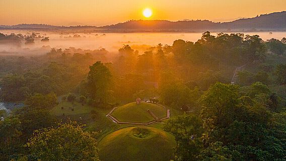 Das Gräberfeld von Charaideo in Assam/Indien