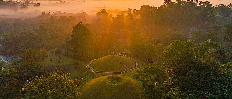 Das Gräberfeld von Charaideo in Assam/Indien