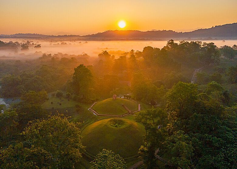 Das Gräberfeld von Charaideo in Assam/Indien
