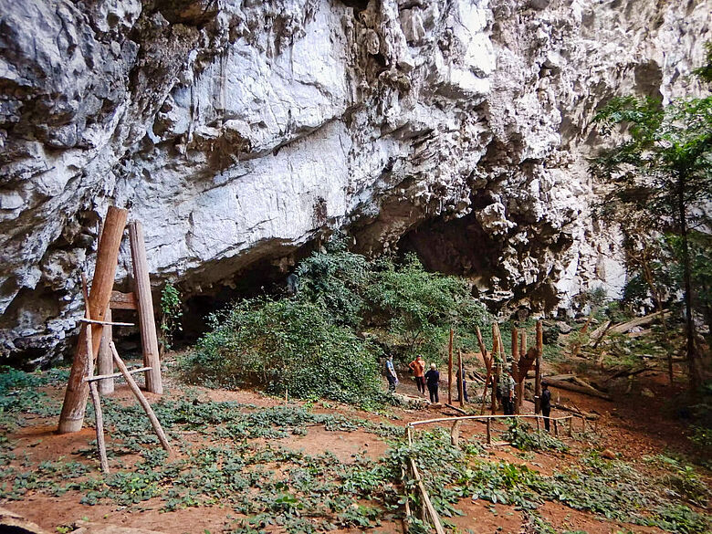 Höhle im Hochland von Thailand