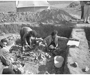 Ausgrabung Niedertiefenbach 1961