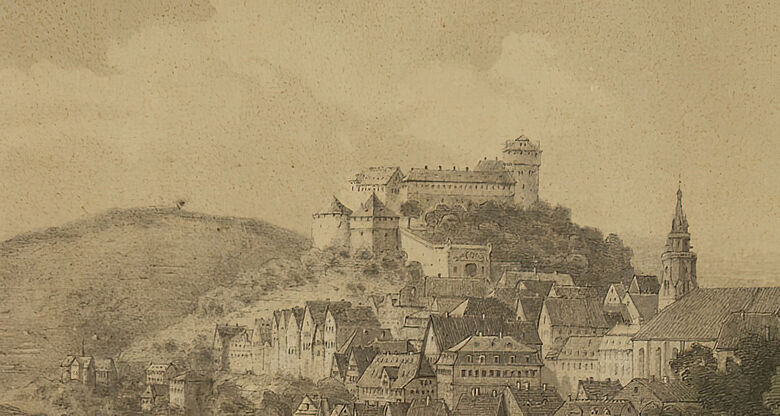 Tübingen Lithographie