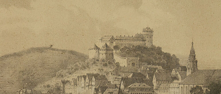 Tübingen Lithographie