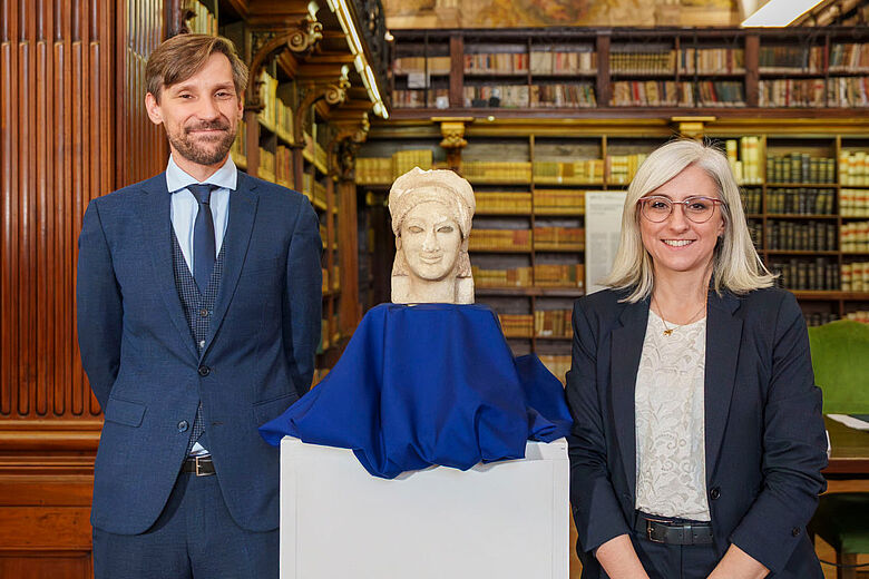 Präsentation des Fundes im italienischen Kulturministerium Präsentation des Fundes im italienischen Kulturministerium