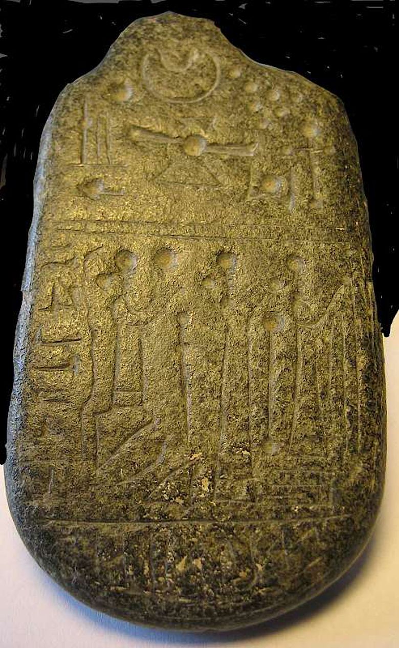 Steinamulett aus Sendschirli mit aramäischer Inschrift 