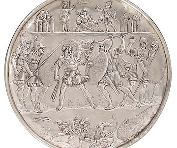 Kopie eines byzantinischen Silbertellers aus der Sammlung des RGZM
