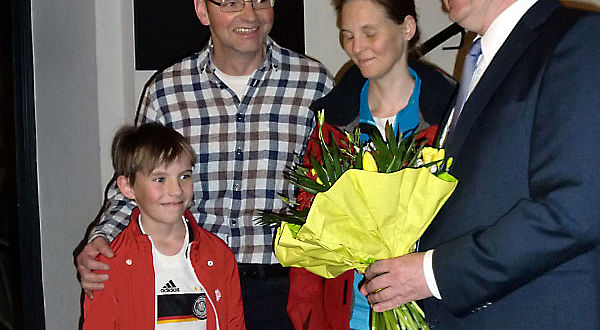 Der 100.000. Besucher der Landesausstellung