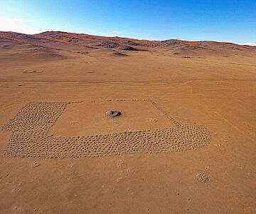 Grabstätte von Khirigsuur von Urt Bulagyn am