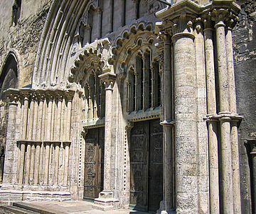 Westfassade des Doms zu Halberstadt