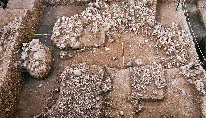 Ausgrabung in Nesher-Ramla