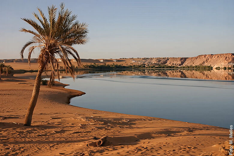 Yoa-See in der Zentralsahara Yoa-See in der Zentralsahara