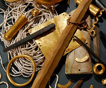 Kupferzeitliche Grabbeigaben aus dem Gräberfeld von Varna