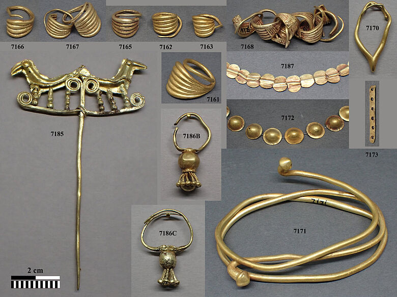 Goldobjekte aus Poliochni auf Lemnos