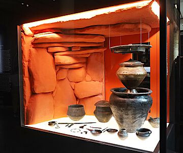 Neupräsentation des Königsgrabes von Seddin, Installationsansicht