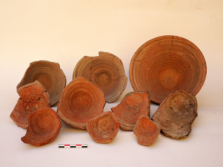 Keramik aus der ältesten Siedlungsschicht