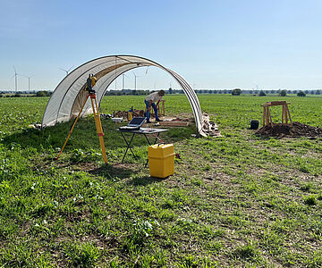 Ausgrabung in Dehlitz