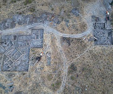 Boğazköy-Hattuscha, Ausgrabungen auf dem Nordwesthang der Büyükkale