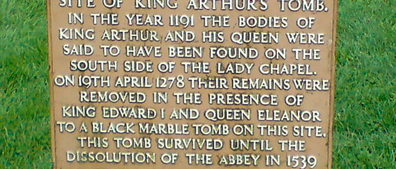 Grab von König Artus