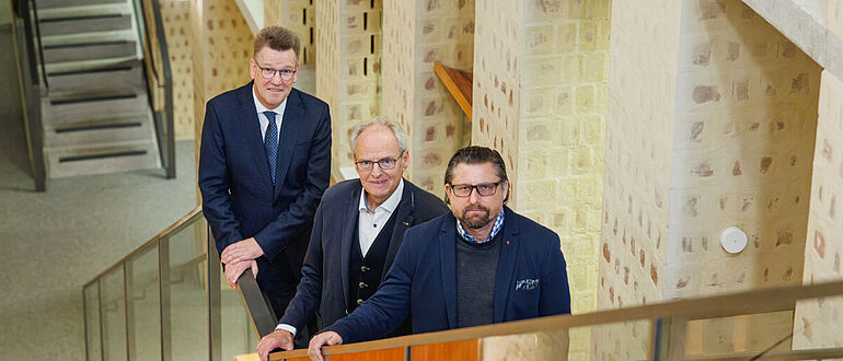 Prof. Dr. Johannes Wessels, Prof. Hubert Wolf und Prof. Dr. Patrick Sänger Prof. Dr. Johannes Wessels, Prof. Hubert Wolf und Prof. Dr. Patrick Sänger