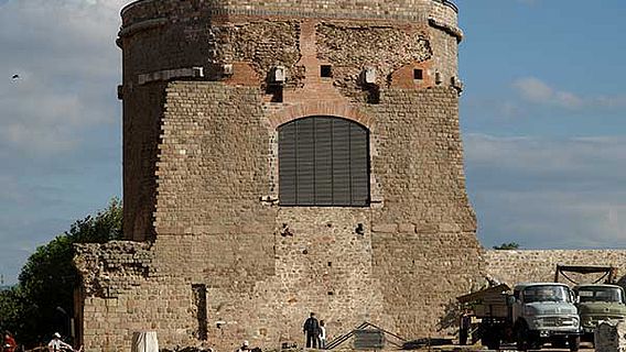 Restaurierter Südturm
