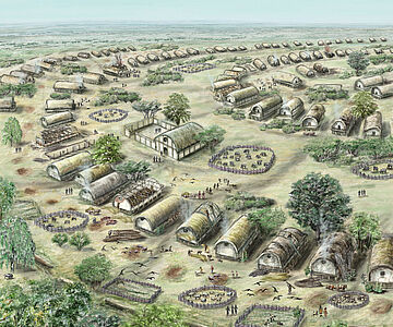 Rekonstruktionszeichnung Maidanetske