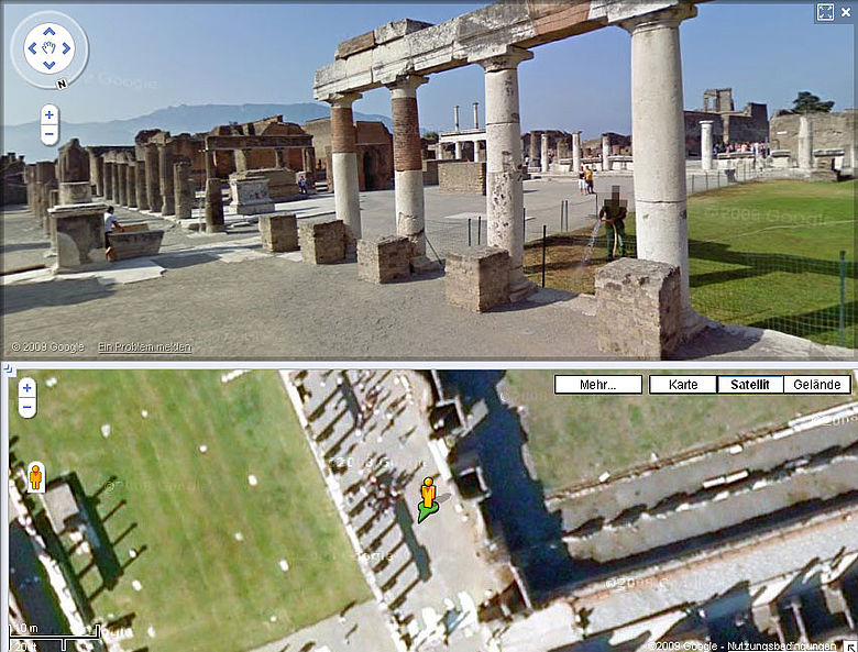 Virtueller Besuch in Pompeji