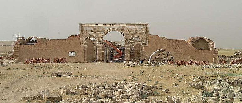 Qasr al-Mschatta in Jordanien