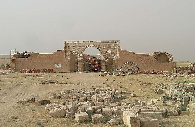 Qasr al-Mschatta in Jordanien