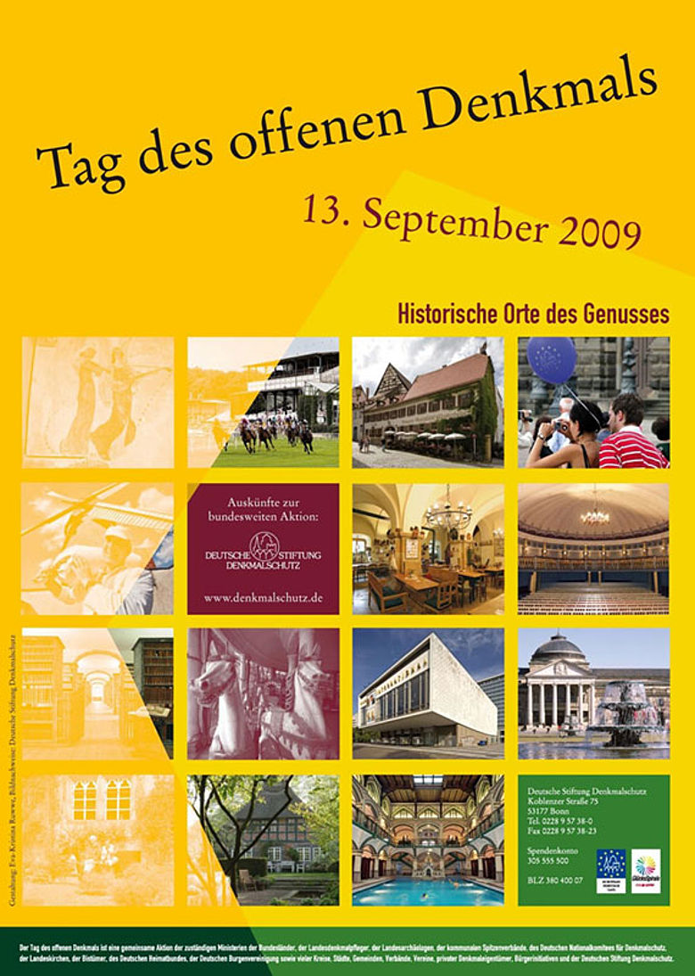 Plakat Tag des offenen Denkmals 2009