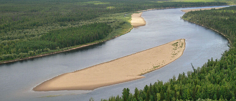 Jelogui-Fluss (Sibirien)