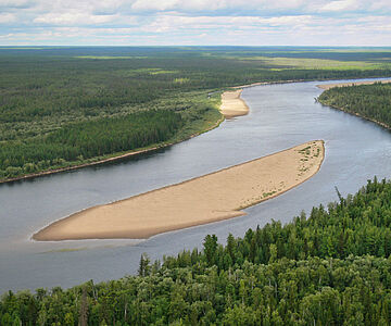 Jelogui-Fluss (Sibirien)