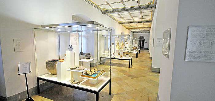 Bereits seit August 2011 ist die alte archäologische Ausstellung in Historischen und Völkerkundemuseum St. Gallen abgebaut (Foto: HVMSG)