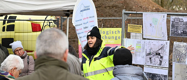 Führung über die Ausgrabung Führung über die Ausgrabung