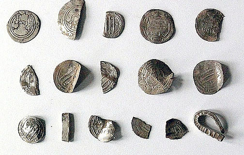Arabische Münzen (Foto: Jan Meßerschmidt, Universität Greifswald)